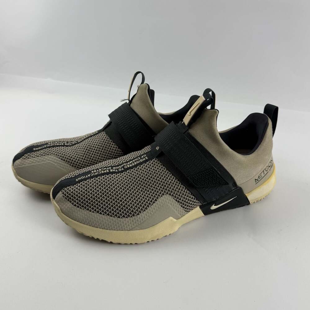 Nike Metcon Sport Men's Training Shoes AQ7489-200 Beige Gray Crossfit Slip-On